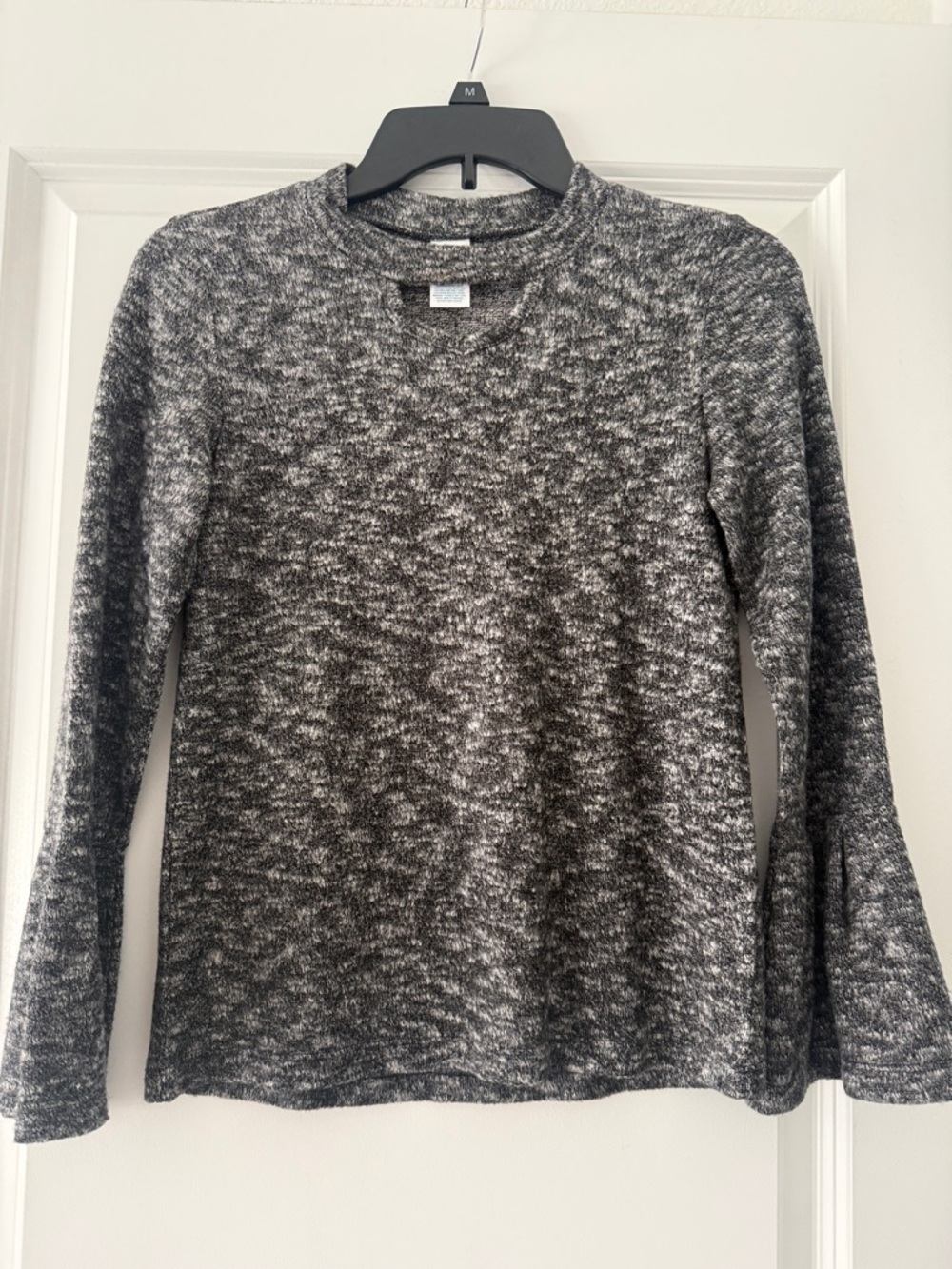 Arizona Jean Company Marled Gray Long-Sleeve Crew Sweater